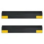 Parking Stopper, 406 mm 2 Pcs Heavy Duty Parking Aid for Garage, PP Curb Garage Floor Stopper with Reflective Strips, Vehicles G