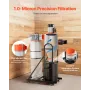 VEVOR Dust Collector, 763 CFM 1 Micron Cyclone Dust Collector, 1.5HP Dusts Separator with 47.32L Dust Collector Bag & Base Stand