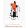 Dust Collector, 763 CFM 1 Micron Cyclone Dust Collector, 1.5HP Dusts Separator with 47.32L Dust Collector Bag & Base Stand, Smar