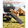 VEVOR Dog Ramp for Cars, 180 x 43.2 cm, Folding Pet Ramps for Medium & Large Dogs up to 113 kg, Pet Stair Ramp with Non-Slip Fel