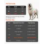 Dog Door for Sliding Glass Door, 1927 mm to 2040 mm Adjustable Height, Aluminum Alloy Frame with Metal Rotating Hinges, Lock Des