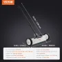 20.4 kg Rolling Magnetic Sweeper with Wheels, Push-Type Magnetic Pick Up Sweeper, 18-inch Large Magnet Pickup Lawn Sweeper, Magn