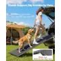 VEVOR Dog Ramp for Cars, 180 x 43.2 cm, Folding Pet Ramps for Medium & Large Dogs up to 113 kg, Pet Stair Ramp with Non-Slip Oxf