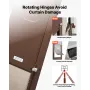 Dog Door for Sliding Glass Door, 1927 mm to 2040 mm Adjustable Height, Aluminum Alloy Frame with Rotating Hinges, Lock Design, 2