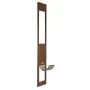 Dog Door for Sliding Glass Door, 1927 mm to 2040 mm Adjustable Height, Aluminum Alloy Frame with Rotating Hinges, Lock Design, 2