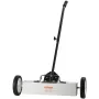 20.4 kg Rolling Magnetic Sweeper with Wheels, Push-Type Magnetic Pick Up Sweeper, 18-inch Large Magnet Pickup Lawn Sweeper, Magn