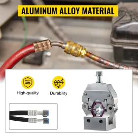 71550 Portable Manual Hydraulic Pipe Press Hose Crimping Tool and Repaire Crimper Tools Manually Operated A/C Hose Crimper Tool