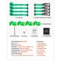 Wheel Chock Tie-Down Kit, Chock-Style Trailer Tie Down Strap, Car Tie Down Kit with Buckle, Break Strength 1986.73 kg & Working 