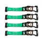 Wheel Chock Tie-Down Kit, Chock-Style Trailer Tie Down Strap, Car Tie Down Kit with Buckle, Break Strength 1986.73 kg & Working 