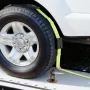 VEVOR Wheel Chock Tie-Down Kit, Deck-Style Trailer Tie Down Strap, Car Tie Down Kit with J-Hook, Break Strength 4540 kg & Workin
