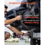 Wheel Chock Tie-Down Kit, Fixed Trailer Tie Down Strap, Car Tie Down Kit with S-Hook, Break Strength 748 kg & Working Load 250 k