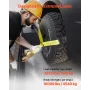 VEVOR Wheel Chock Tie-Down Kit, Tire-Style Tow Dolly Strap, Car Tie Down Kit with Heavy-Duty Hook, Break Strength 4540 kg & Work