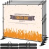 Banner Stand Advertising Printed Set 54" To 96" Display Trade Potable