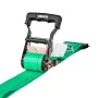 Wheel Chock Tie-Down Kit, Chock-Style Trailer Tie Down Strap, Car Tie Down Kit with Buckle, Break Strength 1986.73 kg & Working 