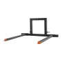 VEVOR 3 Point Hitch Pallet Forks, 680 kg Clamp on Pallet Forks, 128 cm Total Length Heavy-Duty Tractor Fork with 73.5-117 cm Adj