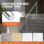59 in/ 150cm Handrails for Outdoor Steps Staircase for Seniors Porch Deck