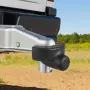 Trailer Hitch Lock, Compatible with 58.7 mm Couplers, Heavy-Duty Anti-Theft Trailer Ball Lock with 3 Keys, Prying-Resistant & Im
