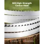 Bandsaw Blade, 1832 mm Length, 4 TPI Band Saw Blade with 18 HRC Hardened Sharp Teeth, SK5 High-Strength Carbon Steel, 12.7 mm Wi