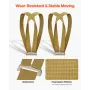 VEVOR Moving Straps, Supports up to 453.6 kg, 2-Person Lifting and Moving System with 2 Harness Straps & 1 Load-bearing Strap, A