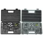 Tap and Die Set, 80-Piece Metric and SAE Standard, Bearing Steel Taps and Dies, Essential Threading Tool for Cutting External In