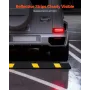 Parking Stopper, 1840 mm Heavy Duty Parking Aid for Garage, Rubber Curb Garage Floor Stopper with Reflective Strips, Vehicles Ga
