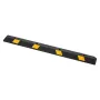 Parking Stopper, 1840 mm Heavy Duty Parking Aid for Garage, Rubber Curb Garage Floor Stopper with Reflective Strips, Vehicles Ga