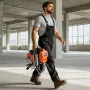 Stand Airless Paint Sprayer, 1500W, 3300PSI High Pressure Airless Sprayer, Cleaning Brush, Hose, Extension Rod, Nozzles, Electri