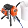 Stand Airless Paint Sprayer, 1500W, 3300PSI High Pressure Airless Sprayer, Cleaning Brush, Hose, Extension Rod, Nozzles, Electri