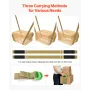 Moving Straps, 2-Person Lifting and Moving System with 2 Harness Straps, 2 Load-bearing Straps & 1 Handheld Strap, Adjustable Li