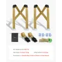 Moving Straps, 2-Person Lifting and Moving System with 2 Harness Straps, 2 Load-bearing Straps & 1 Handheld Strap, Adjustable Li
