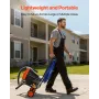 Stand Airless Paint Sprayer, 1500W, 3300PSI High Pressure Airless Sprayer with Cart, Cleaning Brush, Hose, Extension Rod, Nozzle