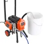 Stand Airless Paint Sprayer, 1500W, 3300PSI High Pressure Airless Sprayer with Cart, Cleaning Brush, Hose, Extension Rod, Nozzle