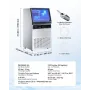 Commercial Ice Maker Machine, 59kg/24H with 15kg Storage, 45 Cubes per Cycle, Stainless Steel Freestanding & Under Counter Ice M