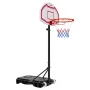 Bærbar Basketballstativ, 1,6 til 2,1m Højdejustering Basketball