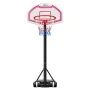 Portable Basketball Stand, 1.6 to 2.1m Height Adjustment Basketball Hoop & Goal, Kids Adjustable Basketballs Hoop with Nylon Net