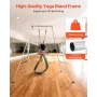 Yoga Stand Frame, Max 140.6 kg Load Swing Stand, Triangular Structure Pull Up Stands, Aerial Silk Stands with Height Adjustable 