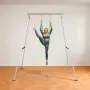 Yoga Stand Frame, Max 140.6 kg Load Swing Stand, Triangular Structure Pull Up Stands, Aerial Silk Stands with Height Adjustable 