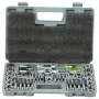 Tap and Die Set, 40-Piece Include SAE Size NC/NF/NPT, Bearing Steel Taps and Dies, Essential Threading Tool for Cutting External