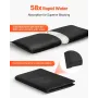 Flood Barrier, 10 Pack, 430 x 830 mm Flood Bags with Bucket, Reusable Water Absorbent Barrier Activated by Water, Sandless Sandb