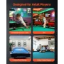 Pool Cue, 1 Piece Jump Break Cue, 1473.2mm & 554g Break Cues Pool Stick, Breaks Stick with Carbon Fiber Shaft & Maple Cues Butt,