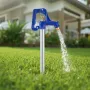 Frost Proof Yard Hydrant, 1595mm Freeze-Proof Outdoor Faucet with 914.4mm Bury Depth, G 3/4" Pipe Connection & Hose Coupling, No
