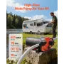 VEVOR RV vandpumpe, 12V DC 6 GPM (22,7 L/min), 4-kammer selvansugende membranvandpumpe med automatisk trykafbryder, 70 P