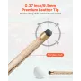 Pool Cue, 1447.8mm Jointed Snooker Cue, Snooker Cues Stick with Extension Rod & 9.5mm Leather Tip, 538g Pools Stick for Professi