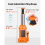 Hydraulic Bottle Jack, 20 Ton (44092 lbs) Load Capacity, 225-435 mm Lifting Range, Heavy Duty Welded Bottle Jack for Car, SUV, P