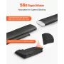Flood Barrier, 8 Pack, 3050 x 210 mm Flood Bags Activated by Water, Reusable Water Absorbent Barrier, Sandless Sandbags Blockage