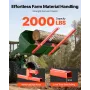 pallegafler, 907 kg klemme på pallegafler, 109 cm total længde