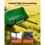 Pallet Forks, 907 kg Clamp on Pallet Forks, 109 cm Total Length Heavy-Duty Tractor Fork with Adjustable Stabilizer Bar for Tract