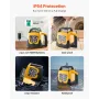 Rotary Laser Level Kit, med stativ+stavmåler, rød stråle 984 ft