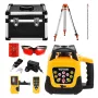 Rotary Laser Level Kit, med stativ+stavmåler, rød stråle 984 ft
