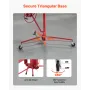 3353mm Drywall Lift, Heavy-Duty 68 kg Sheetrock Hoist with Adjustable Telescoping Arm, Lockable Wheels, Drywall Lifter Panel Jac
